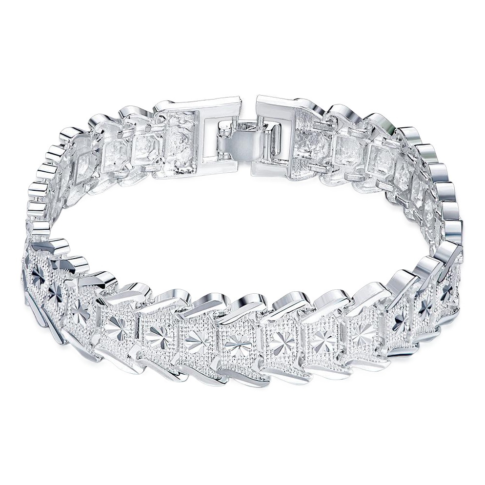 Pulsera Ancha de Plata de Ley 925 con Monedas Europeas, Diseño Creativo para Mujer, Tendencia de Moda para Parejas, H506