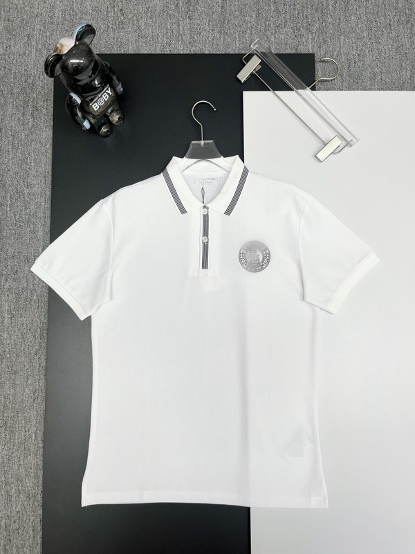 フィッシュポロシャツメンズ 2025 新しいコットンラペルトップビジネスカジュアル半袖 Tシャツ|undefined