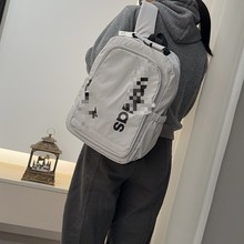 2026新款休闲AD男款轻便双肩包女士学生背包双肩背包大容量电脑包