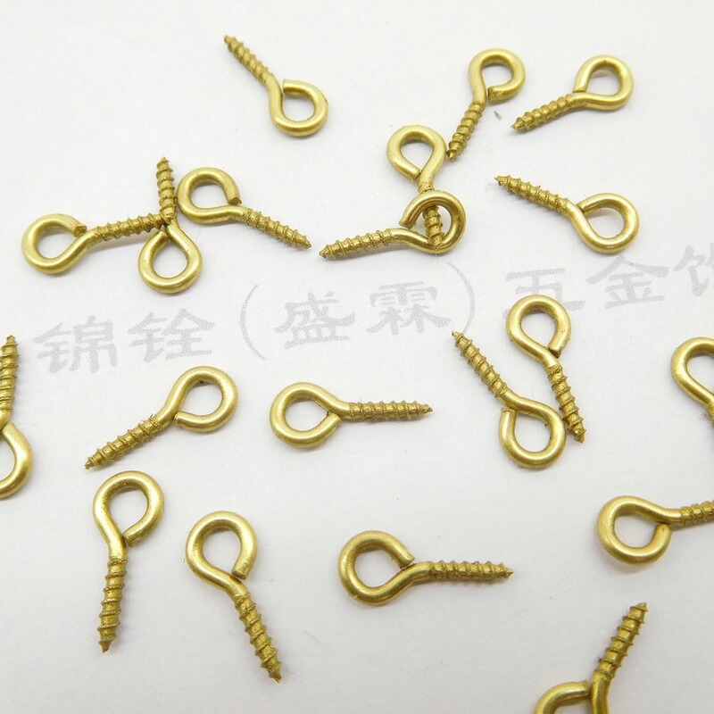 Copper eye nail pointed sheep eye nail screw DIY accessories