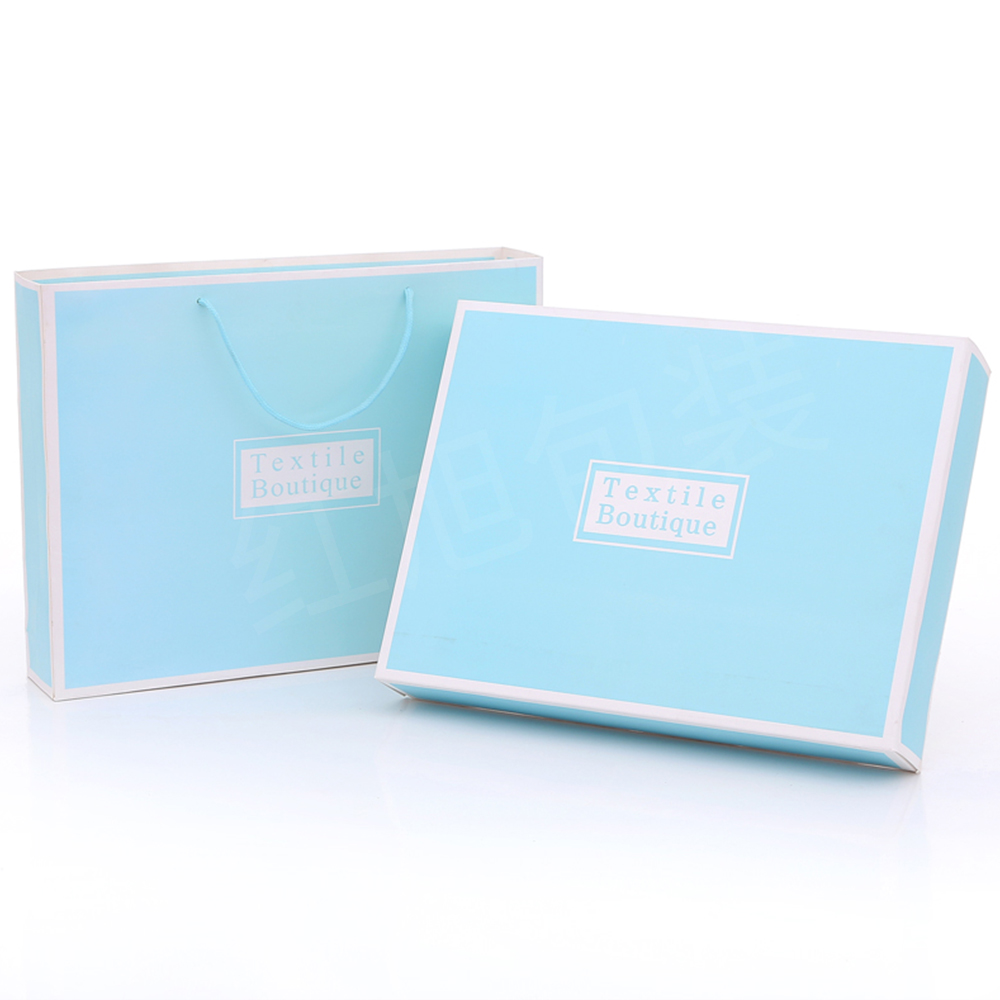 Toallas de baño de tres piezas caja de embalaje vacía caja de regalo de boda caja de regalo portátil de ventana abierta