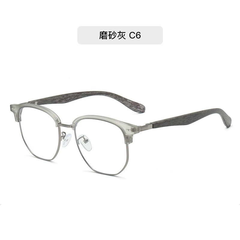 Nuevo miopía ultra ligera TR90 antiluz azul con grados Sven marco de gafas de luz plana gran marco de gafas de medio marco para hombres
