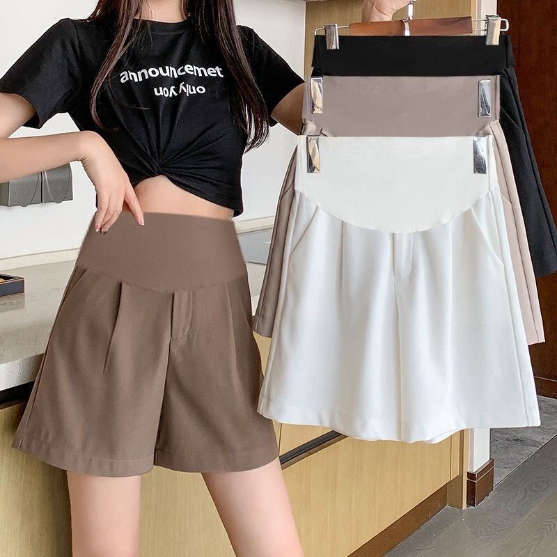 Pregnant Women Shorts Women's Summer Thin Outer Wear Early Pregnancy Suit Wide Leg Pants Summer Small Leggings Summer Wear Pregnant Women Shorts Women's Summer Thin Outer Wear Early Pregnancy Suit Wide Leg Pants Summer Small Leggings Summer Wear