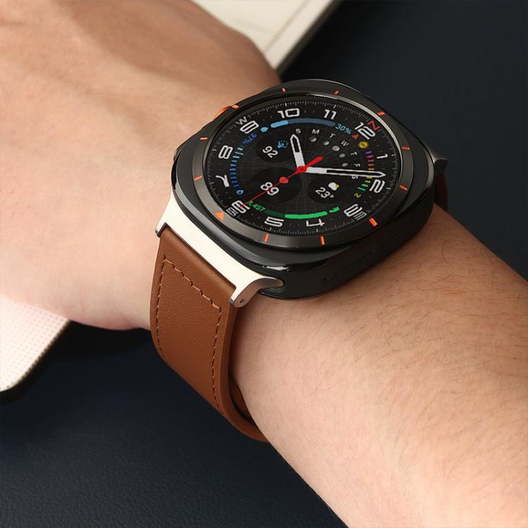 xDfind General Buckle Correa de cuero 22mm