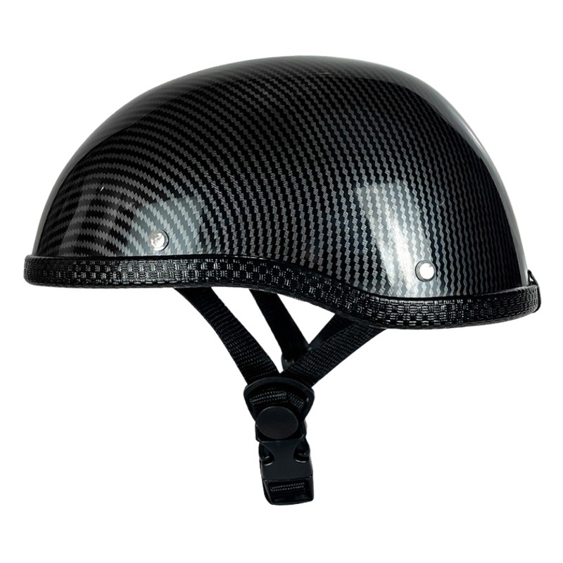 Retro semi-casco de coche eléctrico casco fábrica al por mayor macho verano batería coche scooter casco portátil montar casco