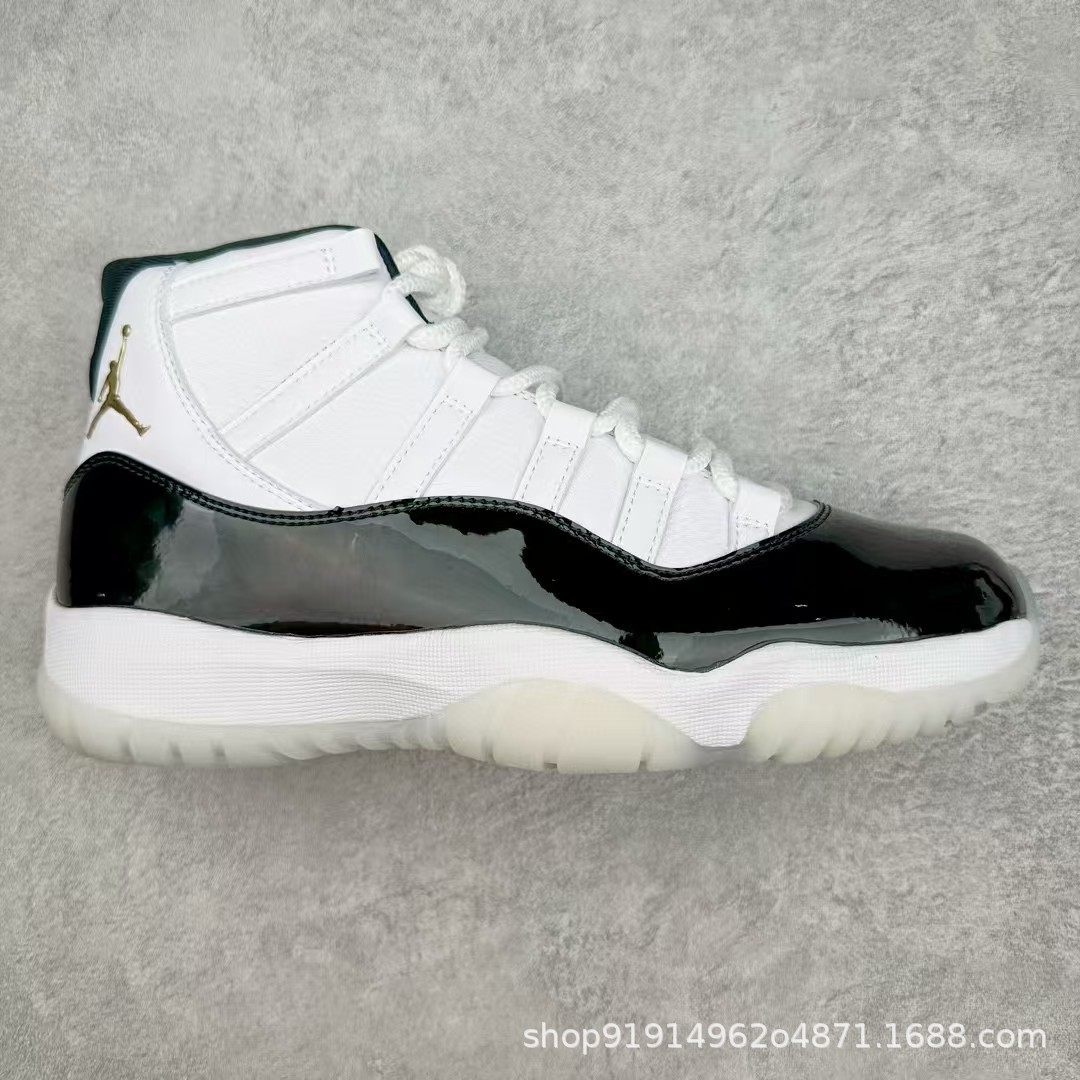 1: 1 original en el extranjero Jordan AJ11 verdadero cojín de carbono con amortiguación inferior 48.5 zapatillas de baloncesto masculinas y femeninas image 23