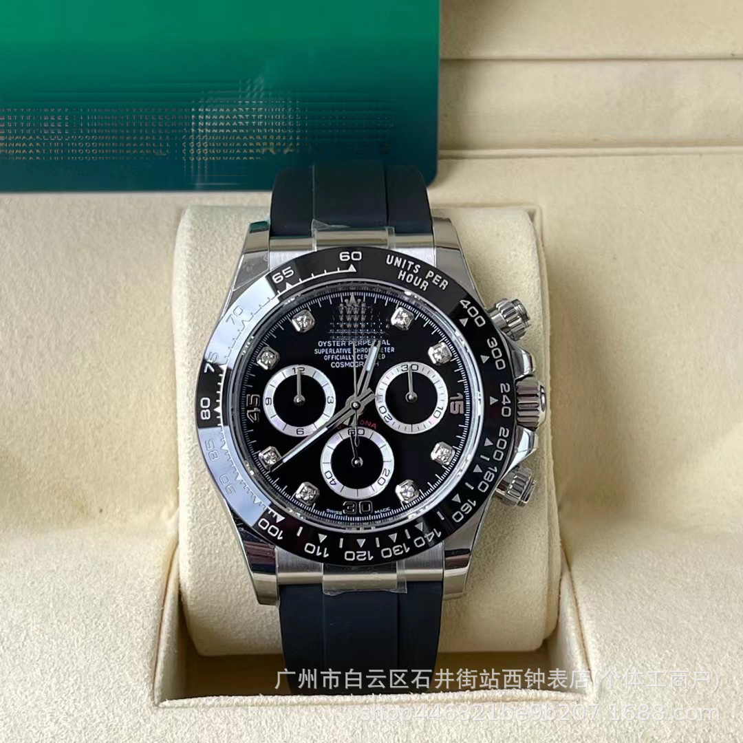 Transfronterizo Watch7750 cronógrafo Shawn Yue cemento gris Ditong reloj automático reloj mecánico pareja comercio exterior