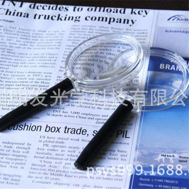 Увеличительное стекло с круглой ручкой внутренний диаметр 50 мм увеличительное стекло для Чтения Ручная лупа для матери и ребенка оптом в наличии