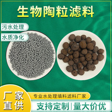 BAF水处理曝气池生物陶粒滤料 污水处理厂降氨氮挂膜培菌颗粒填料