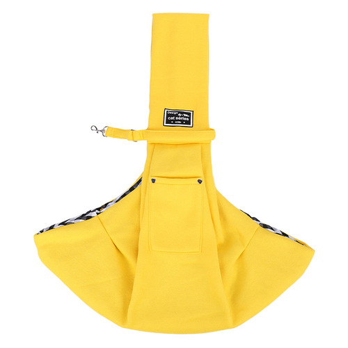 Customized New Breathable Pet Bag for Dogs and Cats, Crossbody Bag for Pets, Portable Single-Shoulder Bag for Outdoor Use