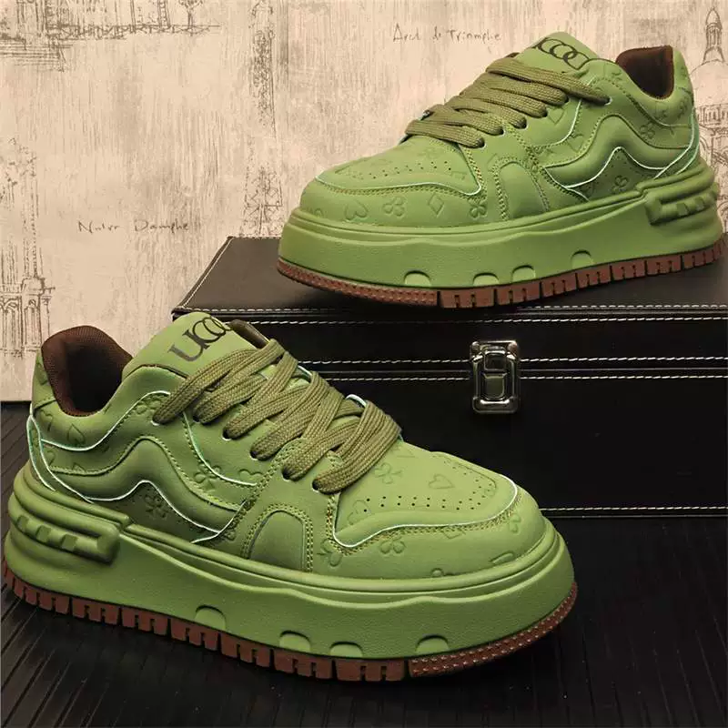 Мужская обувь с принтом 2025 новая нижняя повседневная обувь