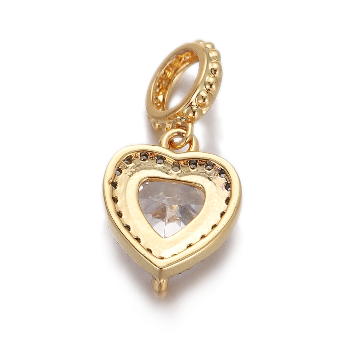 4g Weight Pendant Jewelry Making Type Gold Plated Plating Material Zircon Inlay Material 1 Piece Quantity Holiday Occasion Copper Material Donuts Pattern Women's Gender Enamel Design Simple Style Style 1 Piece Copper Zircon Gold Plated Donuts Pendant 30