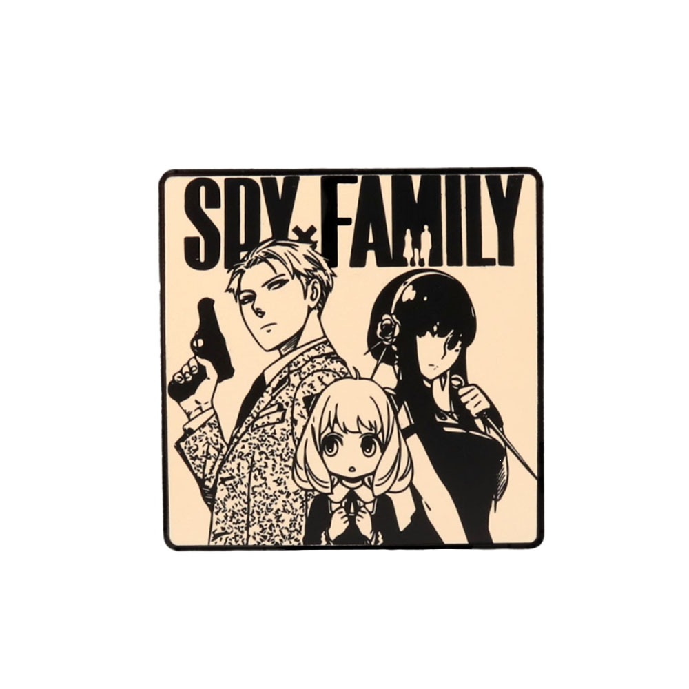 Spy X Family Enamel Badge Funny Anime Character Metal Pin Cartoon Bag Clothing Accessories