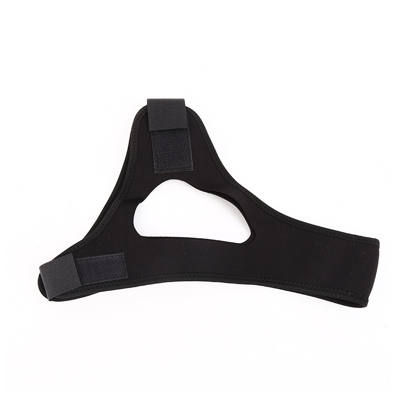 solución eficaz para los ronquidos, dispositivo antironquidos ajustable y transpirable para dejar de roncar, banda para la cabeza para hombres y mujeres, color negro