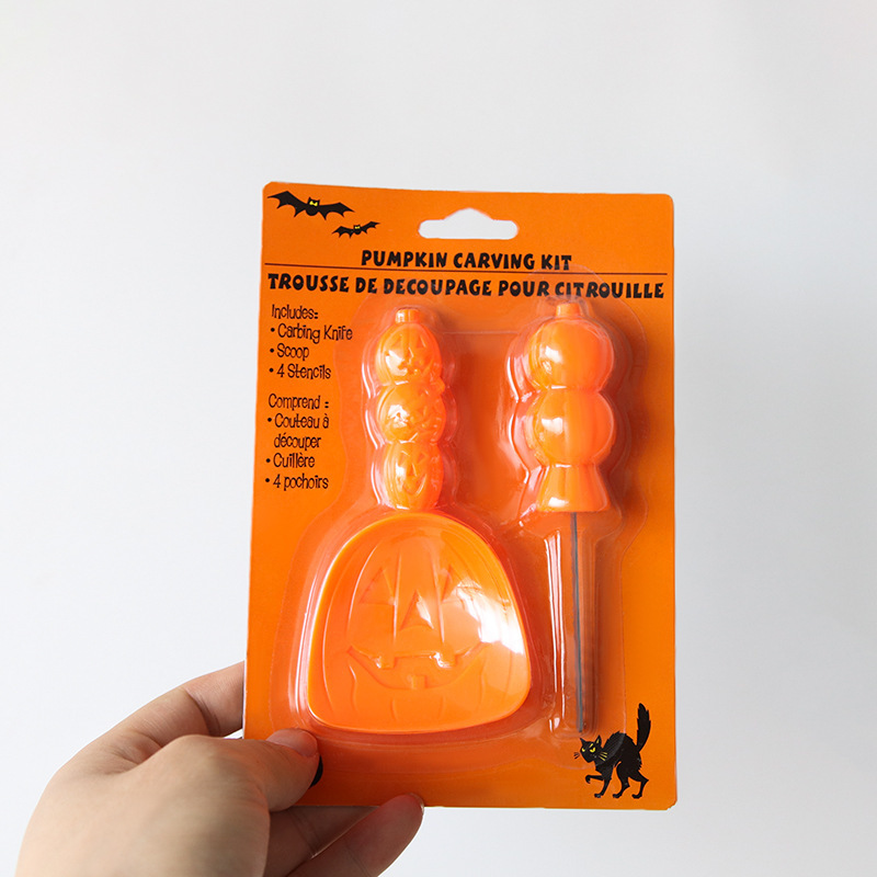 Herramientas de talla de calabaza de Halloween juegos de niños cortar calabaza cuchillo de talla de calabaza cuchillo de talla de calabaza accesorios de decoración al por mayor