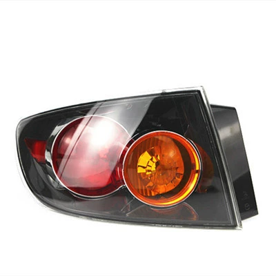 Tail light: Mazda M3 tail light M3 black - boutique-black-outside-lights-the-main-drivers-left-support-for-seven-days-without-reason-single-pack