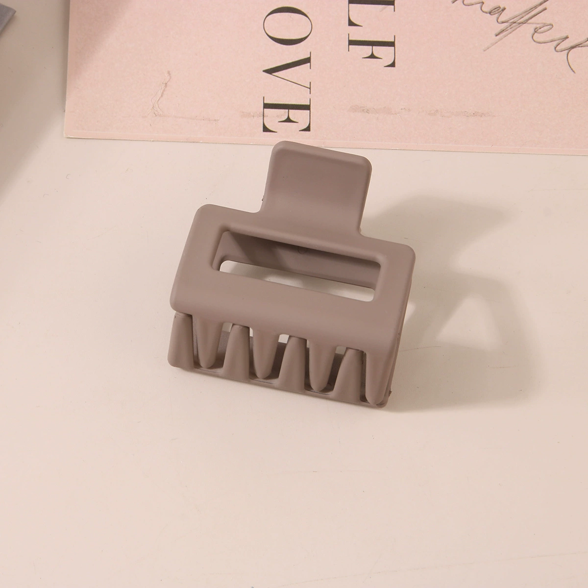(Cross-border trading), rectangular matte crab pin, big shark, hairgrip, Amazon, simple and elegant design