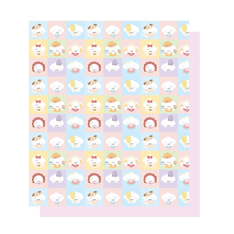 6.1快乐【紫色】10张_包;多规格