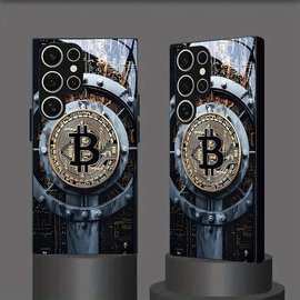 比特币适用于三星S25plus手机壳GalaxyS24新款S22ultra手机保护套