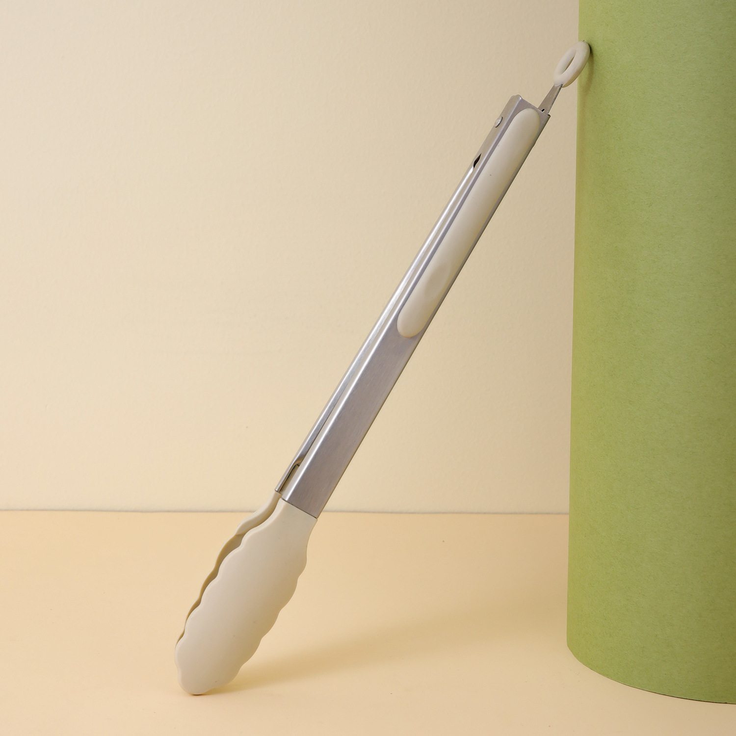 Clipe de alimentos de silicona de acero inoxidable de 9 pulgadas clipe PP clipe de alimentos clip de barbacoa al aire libre clip de barbacoa anti-calor clip de alimentos