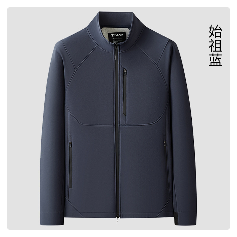 软壳冲锋衣男女春秋款户外登山服潮流百搭夹克外套企业团体服立领|undefined