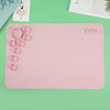 Silica gel handheld foldable table mat painting for early age, art palette, new collection, graffiti