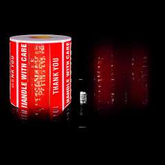 500 pieces/tubes of fragile red "Handle with Care" warning stickers for international trade packaging and transportation, self-adhesive labels