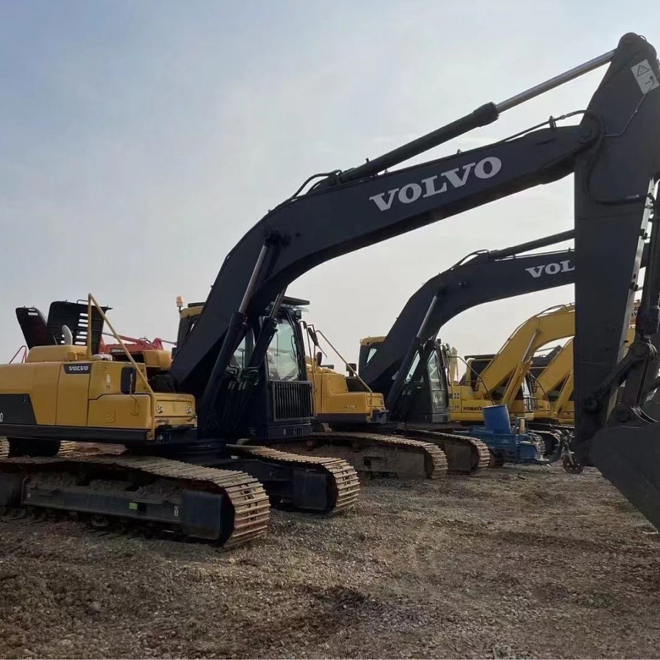 Línea de exportación de compra doméstica original Volvo 200 210 240 290 precio de excavadora de segunda mano