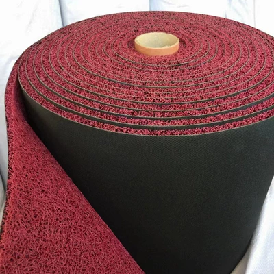 Pvc Large Roll Universal Foot — Universal Foot Pad - burgundy-10mm-thick-nailless-bottom-1212mroll