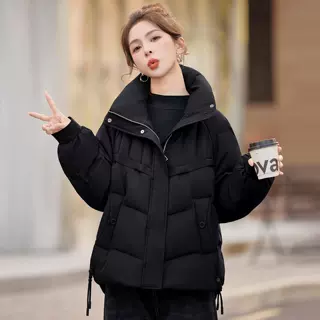 女士羽绒服短款冬装新款显瘦立领高端90白鸭绒妈妈加厚保暖外套