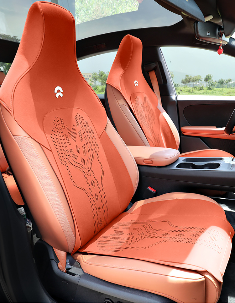 Weilai et5 special car seat cushion four seasons universal saddle cushion suede half bag ventilated ET5T seat cover cushion