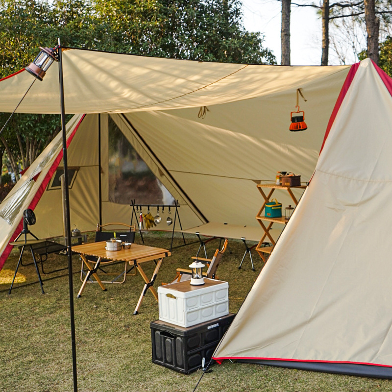 NOBANA al aire libre refugio tienda de campaña portátil gran espacio sombrilla dosel auto-conducción coche de viaje sala de estar tienda