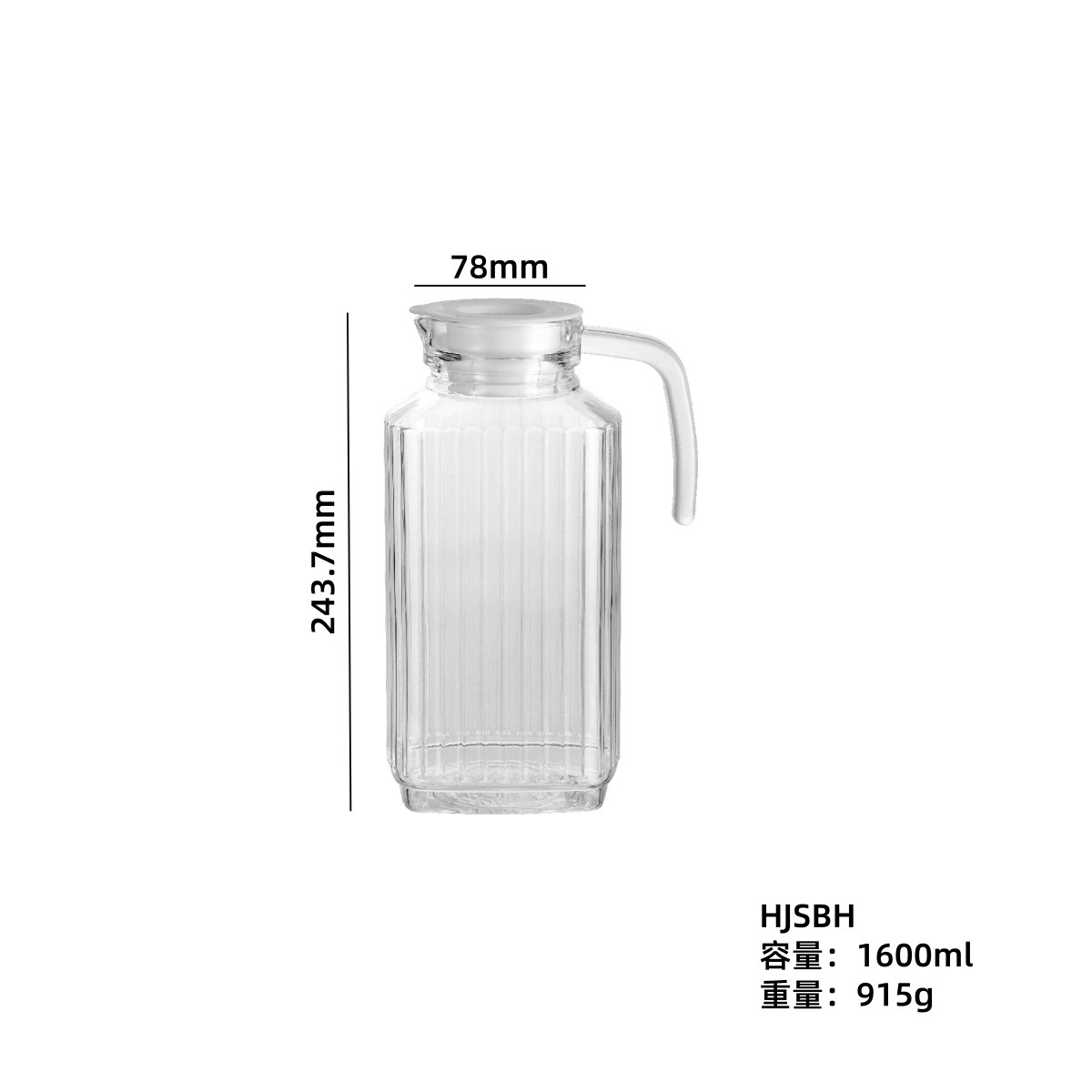 Inventario al por mayor hervidor de agua fría hervidor de vidrio hervidor de jugo hervidor de té hervidor de agua caliente doméstico conjunto de gran capacidad