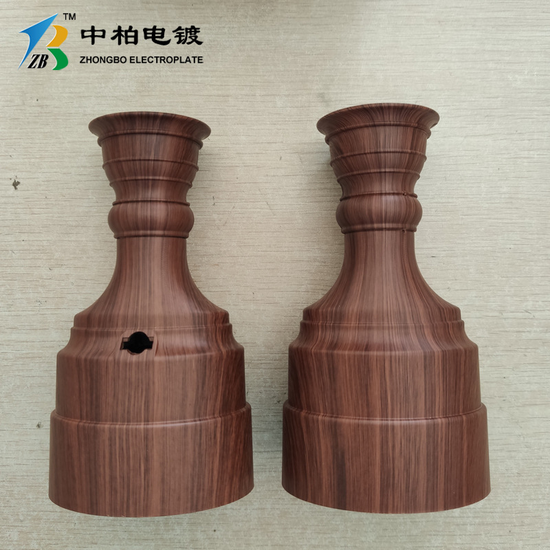 东莞塑胶水贴纸木纹 ABS蜡烛台水转印加工