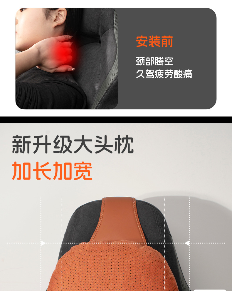 Febo Vanbang Car Headrest Is Suitable for Mercedes-Benz, Maybach, Bmw, and Tesla Neck Support Pillows and Lumbar Support Car Accessories