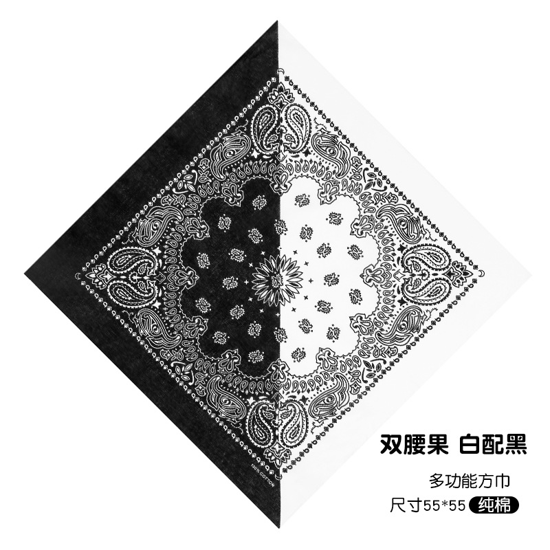 검은 색 더블 캐슈 화이트 [순면]