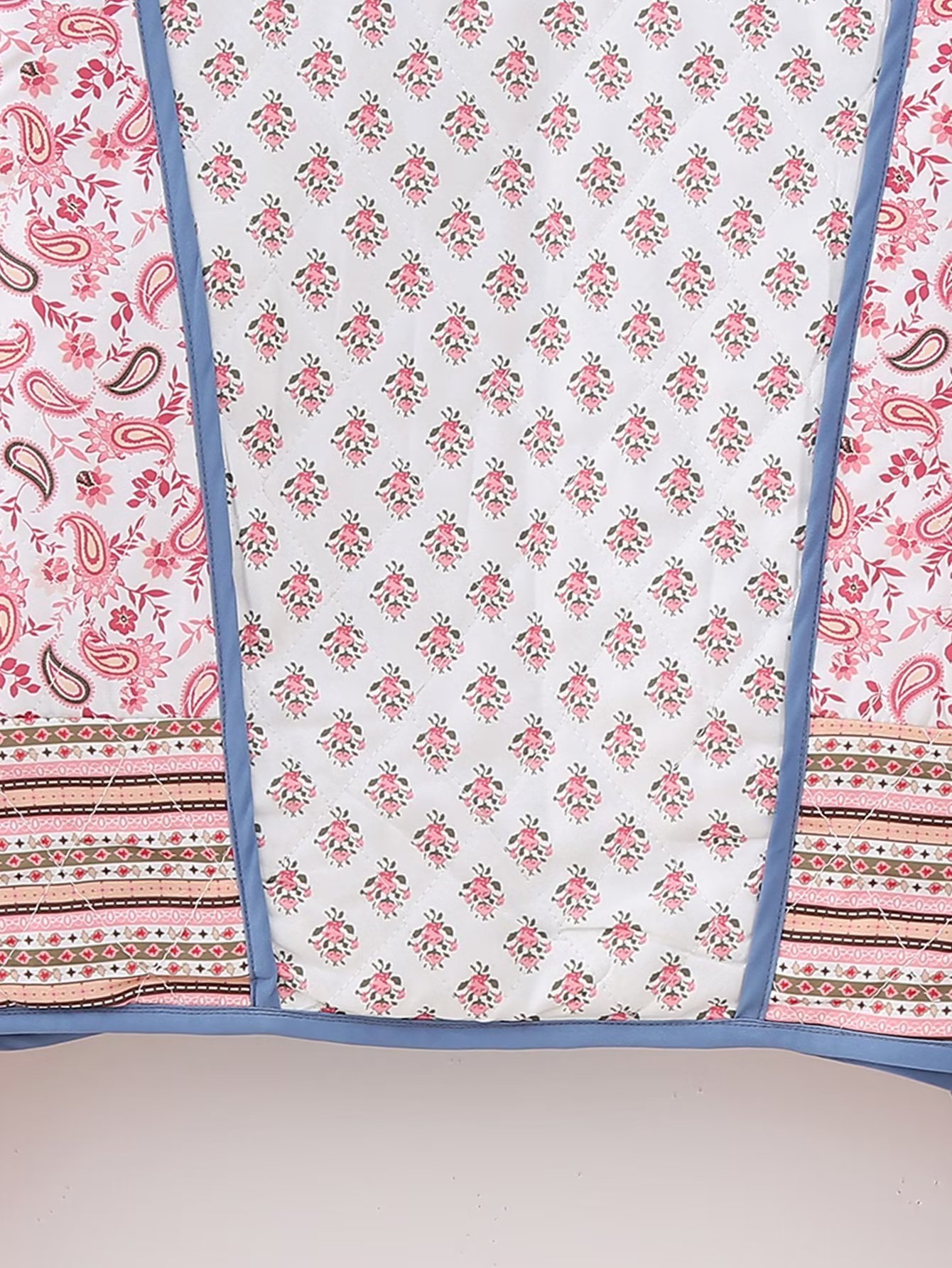 Women's Reversible Printed Jacket Lightweight Autumn Cotton Coat_voghion.com