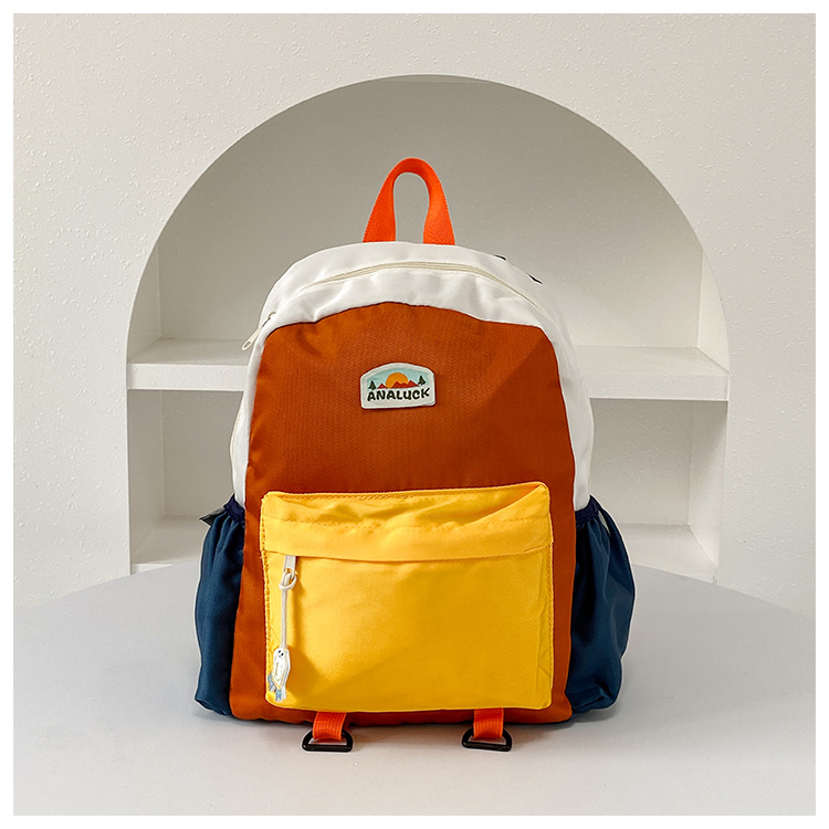 2025 mochila de moda coreana para niños y niñas, mochila para niños de jardín de infantes, nueva mochila para niños de color exterior