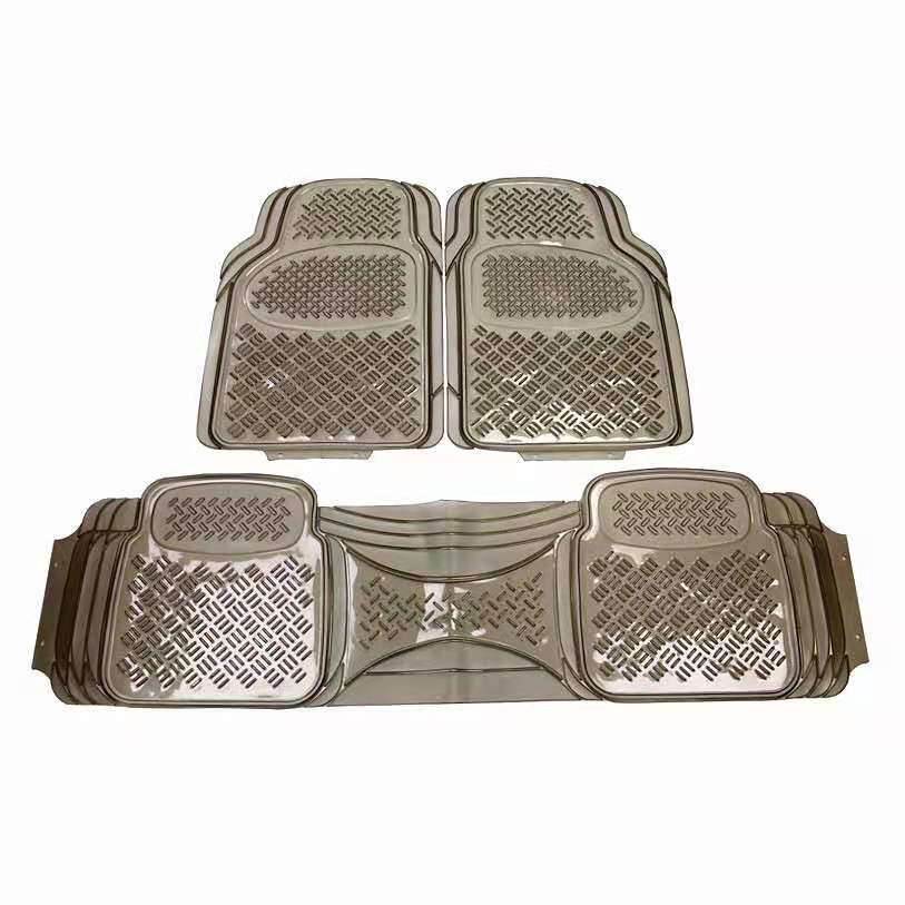 Universal – Universal Foot Pad Floor Mats - rear-row-integrated-black