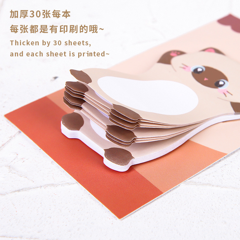 Caricatura adorable gatos pastillas de notas en el viento alto valor facial de los estudiantes con un mensaje de nota N veces pastillas de aprendizaje cuaderno de notas