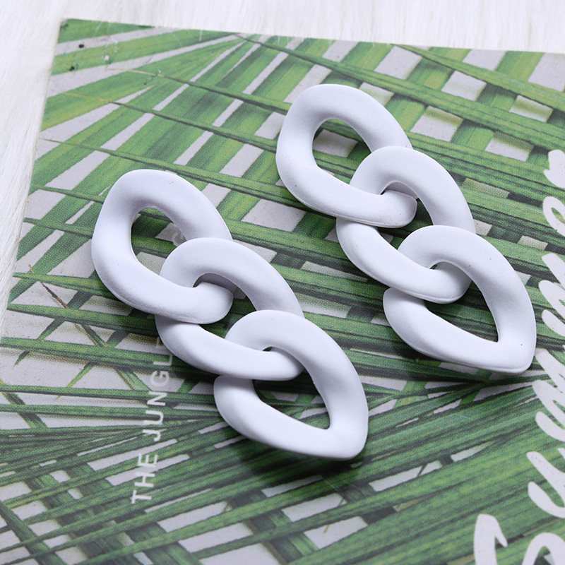 13g Weight Drop Earrings Classification 1 Pair Quantity Daily Occasion Acrylic Material Geometric Pattern Women'S Gender Spray Paint Design Simple Style Style 1 Pair Simple Style Geometric Spray Paint Arylic Drop Earrings 11