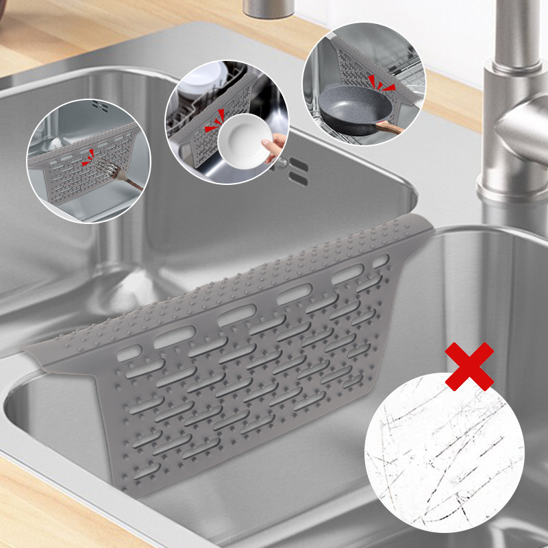 Multi-functional rag draining pad kitchen sink storage pad hollow towel draining pad filter non-slip heat insulation pad Multi-functional rag draining pad kitchen sink storage pad hollow towel draining pad filter non-slip heat insulation pad