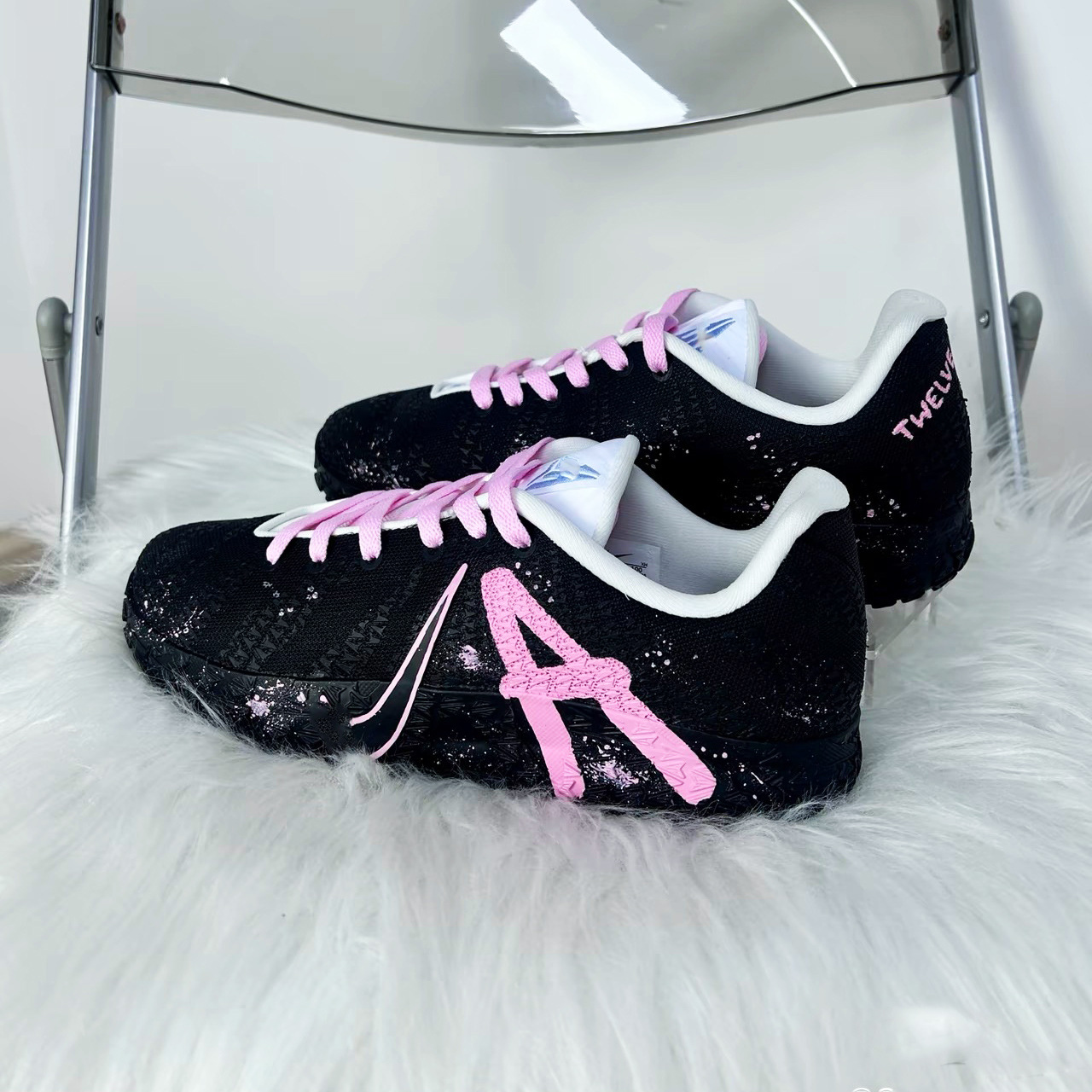 Pure original Ja3 Morant tres generaciones de pulso negro, zapatos de baloncesto nocturno para hombres y mujeres, zapatos deportivos de moda