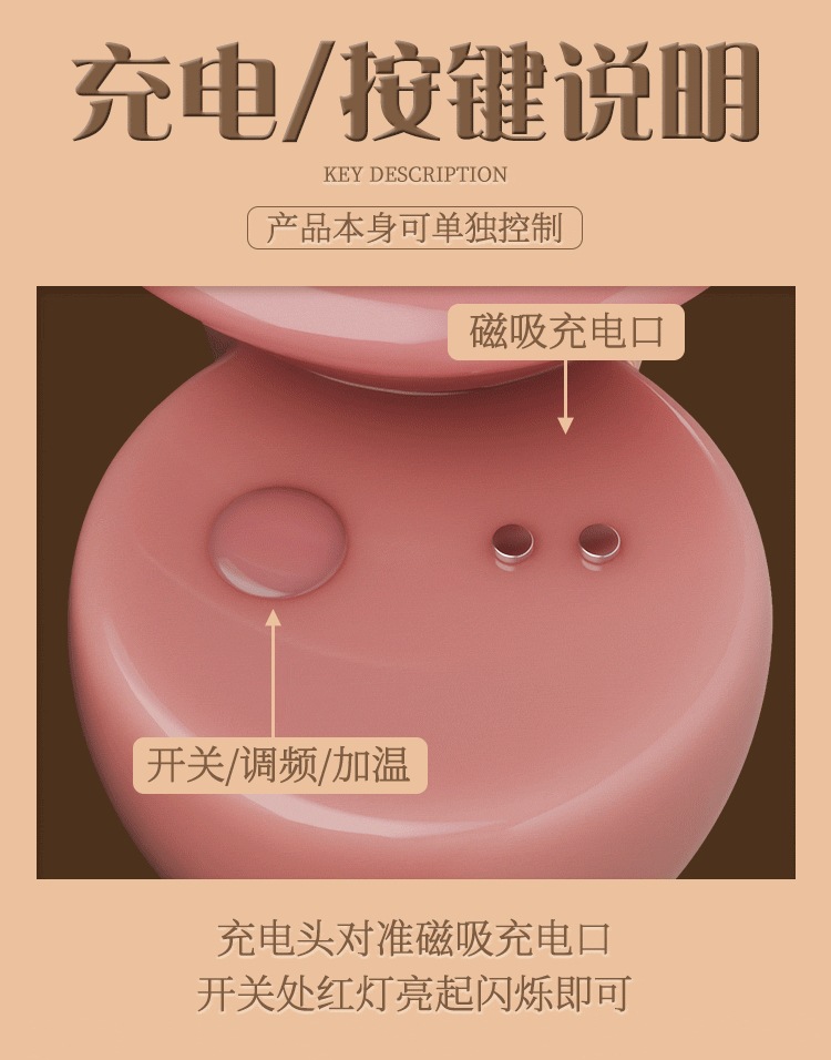 Realistic Silicone Dildo with Wireless Remote, Warming, Thrusting and Swinging Functions for Women — detail image 11