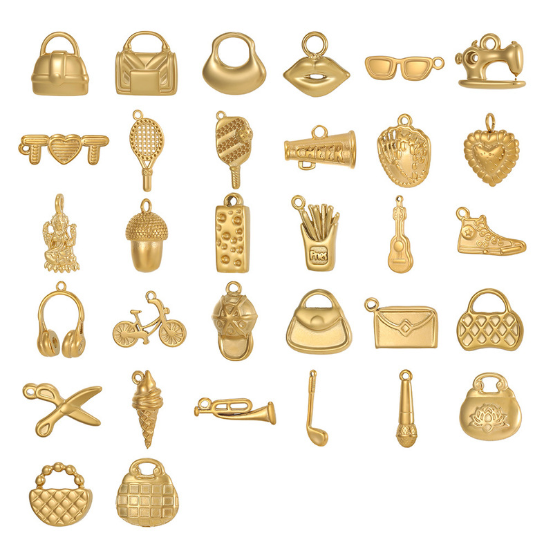 European and American Cross-Border Hot-Selling Geometric Three-Dimensional Stainless Steel Earphone Bag Accessories DIY Accessories Wholesale for Jewelry Storage European and American Cross-Border Hot-Selling Geometric Three-Dimensional Stainless Steel Earphone Bag Accessories DIY Accessories Wholesale for Jewelry Storage