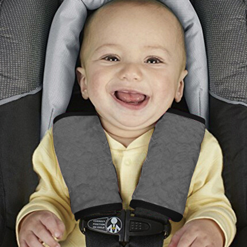 儿童安全带护肩套保暖加绒婴儿推车安全垫子汽车秋冬安全带护肩垫