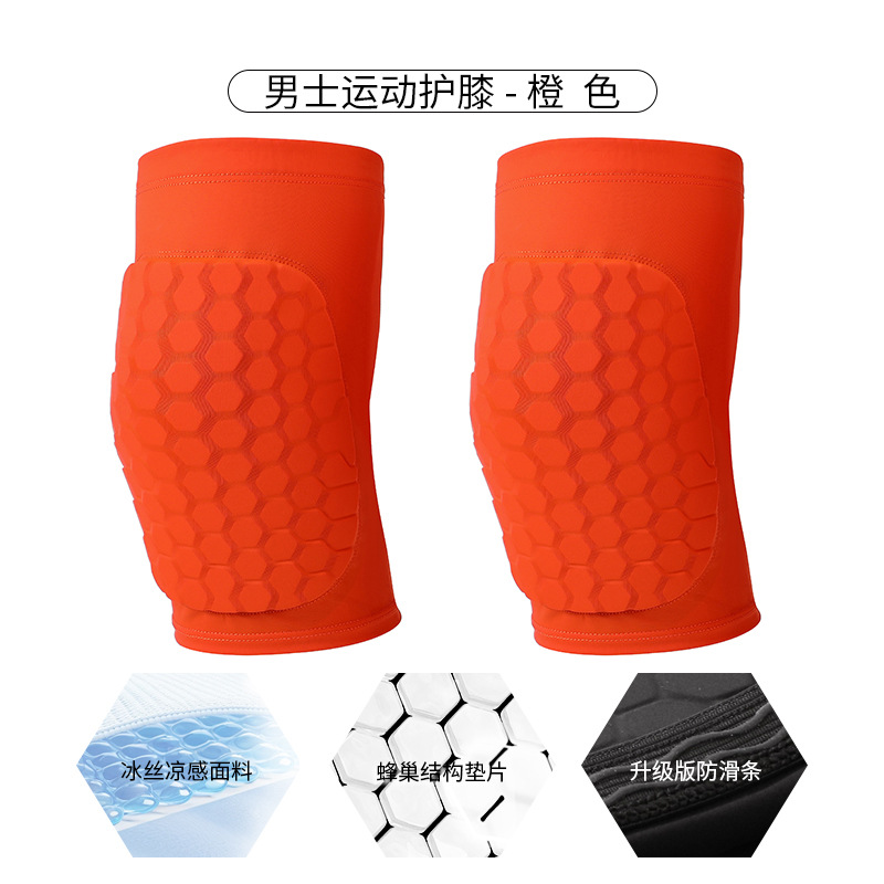 Rodilla anti-colisión hombre voleibol salva pelota amortiguador EVA rodilla rodilla equipo de protección deportiva al por mayor