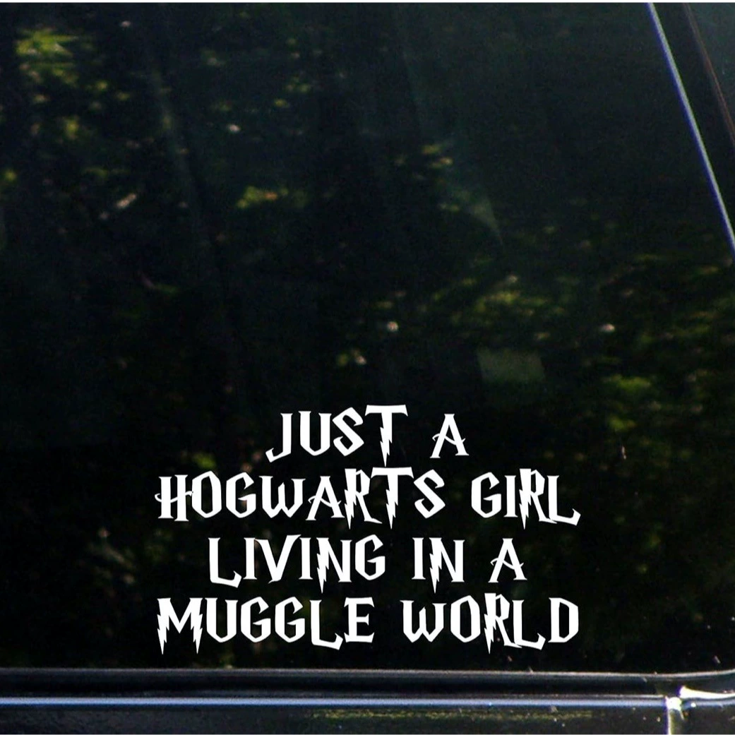 Новый продукт Amazon, просто девушка, которая живет в мире мужчин, наклейка на автомобильный стеклянный бампер