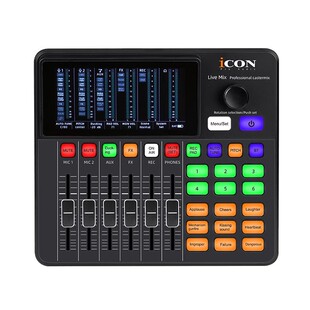 Icon Aiken Mix Live New Mobile Phone and Computer Universal Live Broadcast Sound Card Recording K Singing Equipment Complete Set
