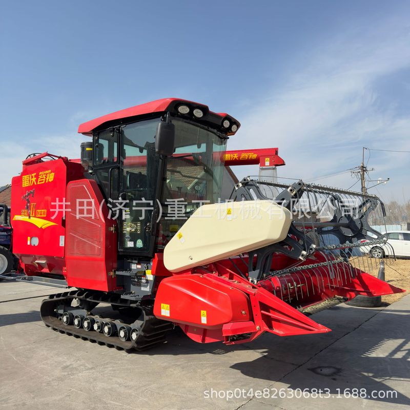 大型農業用クローラ式コンバイン、新型小麦・稲刈り機、脱穀機、新品レボコンバイン|undefined